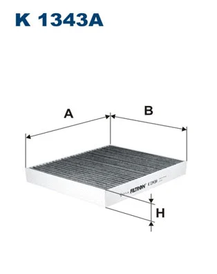 Salono filtras FILTRON K 1343A