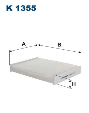 Salono filtras FILTRON K 1355