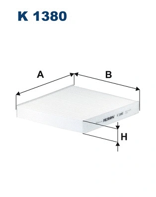 Salono filtras FILTRON K 1380