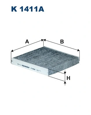 Salono filtras FILTRON K 1411A