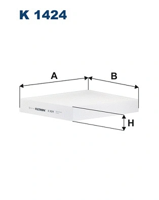 Salono filtras FILTRON K 1424