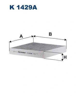 Salono filtras FILTRON K 1429A