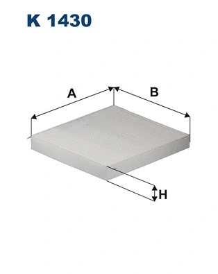 Salono filtras FILTRON K 1430