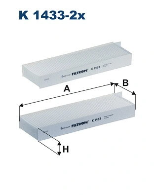 Salono filtras FILTRON K 1433-2x