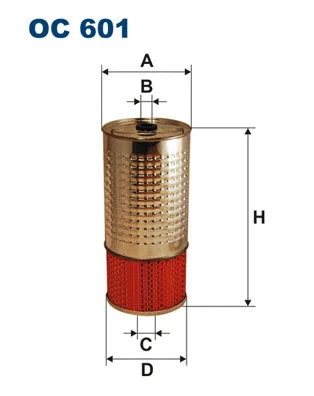 Alyvos filtras FILTRON OC 601