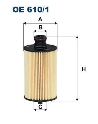 Alyvos filtras FILTRON OE 610/1
