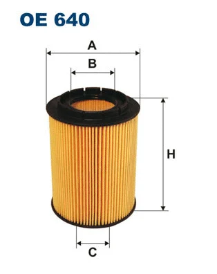 Alyvos filtras FILTRON OE 640