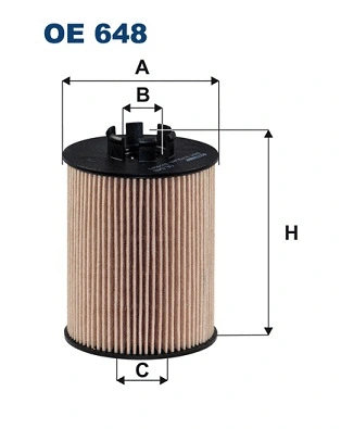 Alyvos filtras FILTRON OE 648