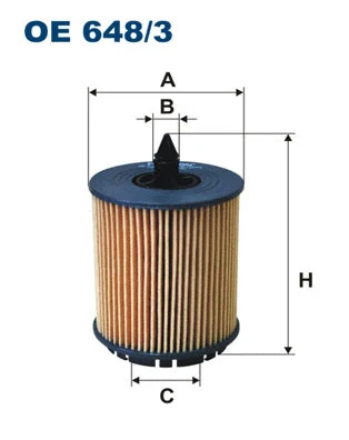 Alyvos filtras FILTRON OE 648/3