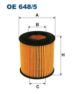 Alyvos filtras FILTRON OE 648/5