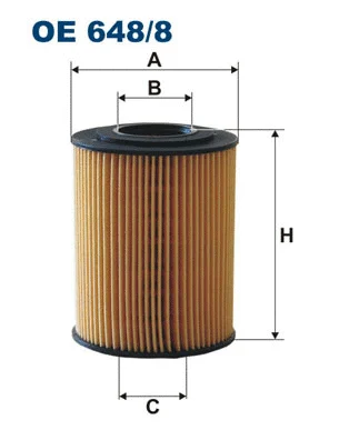 Alyvos filtras FILTRON OE 648/8