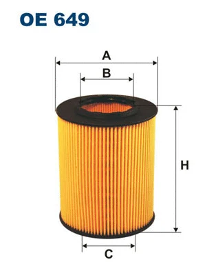 Alyvos filtras FILTRON OE 649