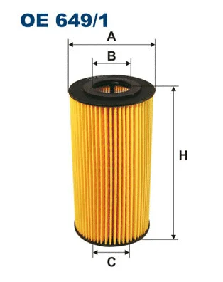 Alyvos filtras FILTRON OE 649/1