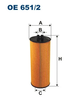 Alyvos filtras FILTRON OE 651/2