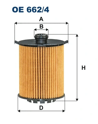Alyvos filtras FILTRON OE 662/4