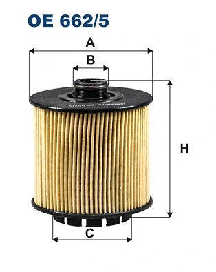 Alyvos filtras FILTRON OE 662/5