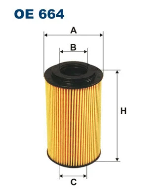 Alyvos filtras FILTRON OE 664