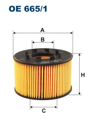 Alyvos filtras FILTRON OE 665/1