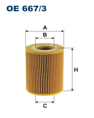 Alyvos filtras FILTRON OE 667/3
