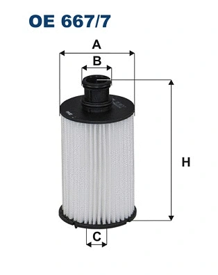 Alyvos filtras FILTRON OE 667/7