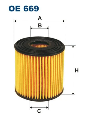 Alyvos filtras FILTRON OE 669