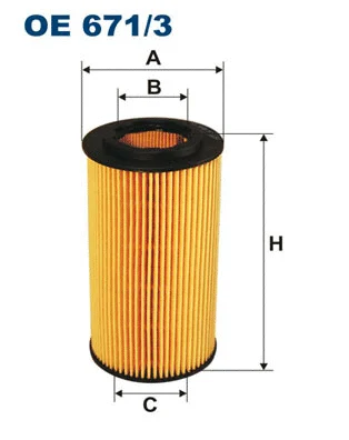 Alyvos filtras FILTRON OE 671/3
