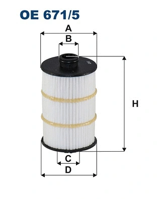 Alyvos filtras FILTRON OE 671/5