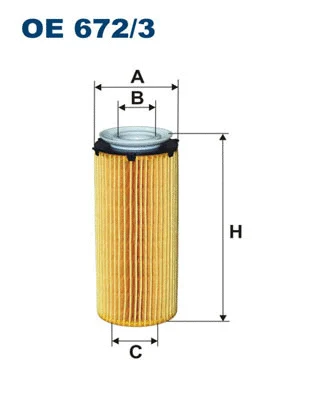 Alyvos filtras FILTRON OE 672/3