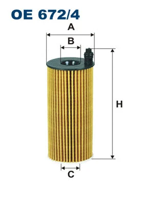 Alyvos filtras FILTRON OE 672/4
