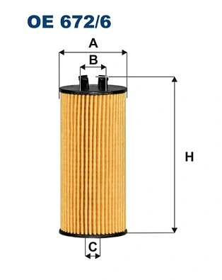 Alyvos filtras FILTRON OE 672/6