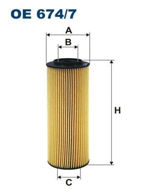 Alyvos filtras FILTRON OE 674/7