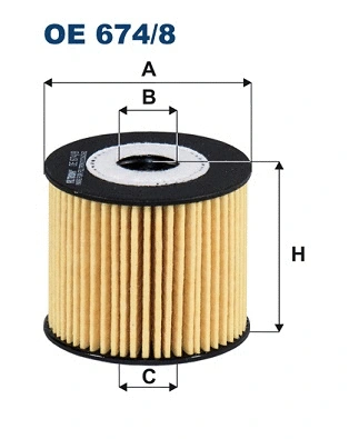 Alyvos filtras FILTRON OE 674/8