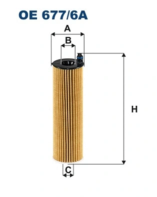 Alyvos filtras FILTRON OE 677/6A