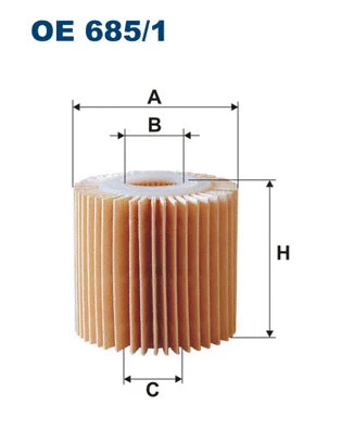 Alyvos filtras FILTRON OE 685/1