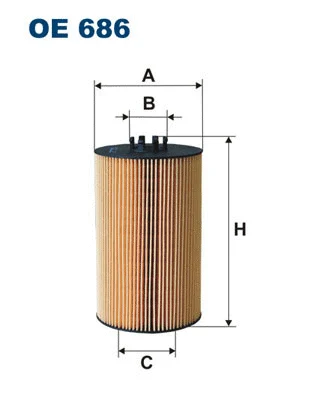 Alyvos filtras FILTRON OE 686