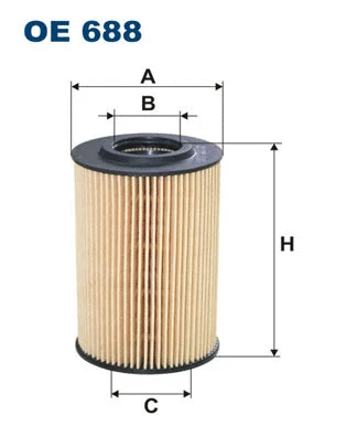 Alyvos filtras FILTRON OE 688