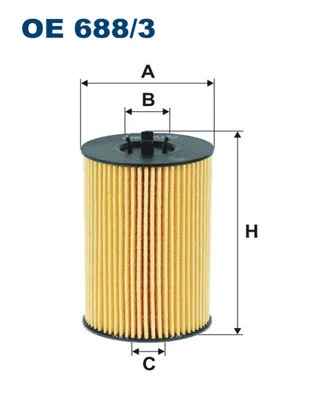 Alyvos filtras FILTRON OE 688/3
