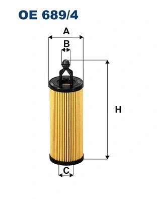 Alyvos filtras FILTRON OE 689/4