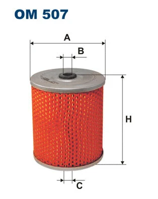 Alyvos filtras FILTRON OM 507