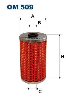 Alyvos filtras FILTRON OM 509