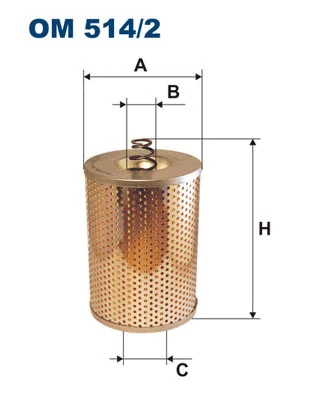 Alyvos filtras FILTRON OM 514/2