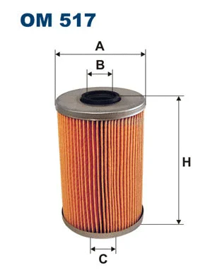 Alyvos filtras FILTRON OM 517