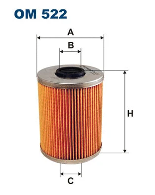 Alyvos filtras FILTRON OM 522