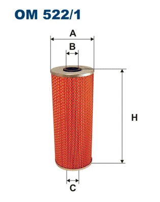 Alyvos filtras FILTRON OM 522/1