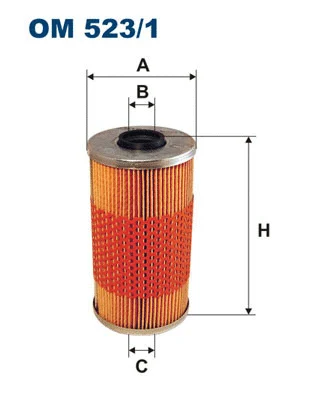 Alyvos filtras FILTRON OM 523/1