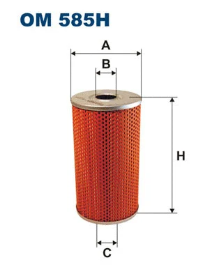 Hidraulinės sistemos filtras FILTRON OM 585H