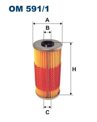 Alyvos filtras FILTRON OM 591/1