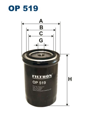 Alyvos filtras FILTRON OP 519