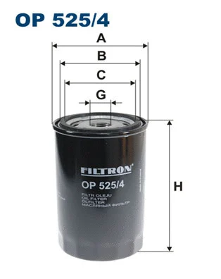 Alyvos filtras FILTRON OP 525/4