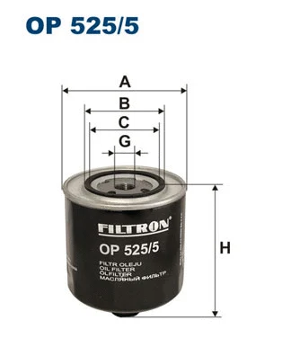 Alyvos filtras FILTRON OP 525/5